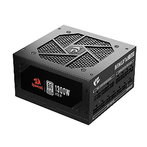 Fonte Redragon ATX 1300W, 80 Plus Platinum, Full Modular, Preto - Gc-Ps018