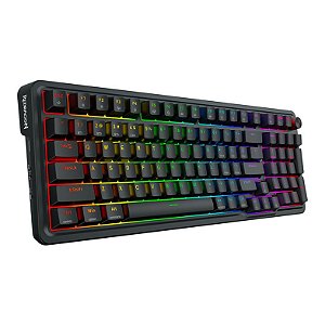 TECLADO MECANICO EISA PRO RGB PRETO SWITCH DUSTPROOF BROWN S/FIO K686- RGB-PRO ( PT-BROWN )