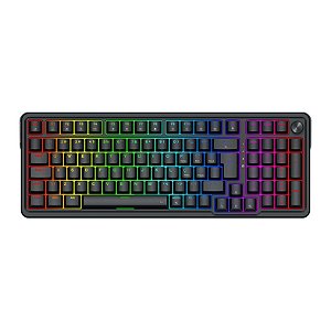 Teclado Magnetico Redragon Eisa, RGB, Compact, Rapid Trigger, ABNT2, Switch UltraMag Linear, Preto, K686RGB-M