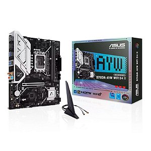 Placa Mae Asus B760M-AYW WiFi D4 II, DDR4, LGA1700, M-ATX, Chipset Intel B760, B760M-AYW-WIFI-D4-II