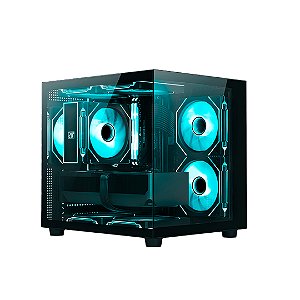 Gabinete Aquarius MT-G720BK Sem Fonte C3Tech Sem Fans