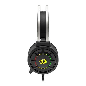 Headset Gamer Redragon Grendel, RGB, Drivers 40mm, Preto, H314-RGB