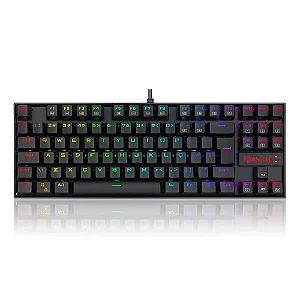 TECLADO MAGNÉTICO GAMER KUMARA PRO V2 RGB PRETO SWITCH VERMELHO K552RGB-PRO (PT-RED) V2