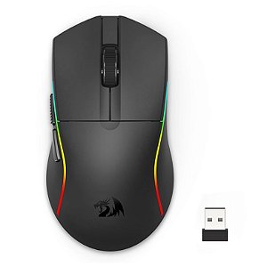 Mouse Gamer Redragon Deicide Standard, RGB, 24000DPI, 5 Botoes, Wireless, Preto, M816-STD