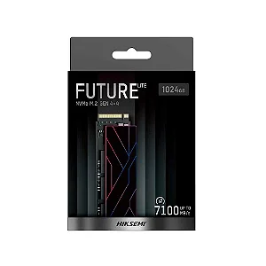 SSD Hiksemi Future Lite, 1024GB, M.2 2280, Pcie 4.0 7100 leitura