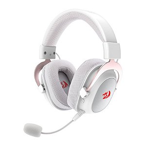 HEADSET GAMER REDRAGON ZEUS PRO, WIRELESS, RGB, SUNRROUND 7.1, DRIVER 53MM, WHITE - H510W-PRO