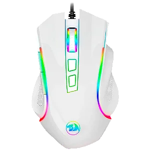 Mouse gamer Redragon - Griffin Lunar White - RGB Chroma Mk.II, Pixart PAW3212, Polling Rate: 1000Hz