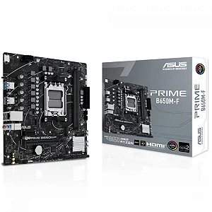 Placa Mãe Asus PRIME B650M-F, Chipset B650, AMD AM5, mATX, DDR5, 90MB1HK0-M0EAY0