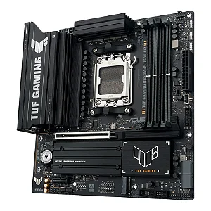Placa Mãe ASUS TUF GAMING B850M-PLUS WIFI7, AMD AM5 , mATX, DDR5, Wi-fi 7, Bluetooth, Preto - 90MB1MU0-M0EAY0