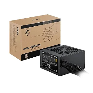 Fonte de Alimentação MSI MAG A650GN GOLD, 650w, 80 plus Gold, Preto