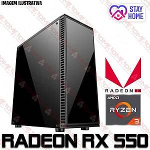 PC Gamer AMD Ryzen 3 1200, 8GB DDR4, SSD 120GB, GPU AMD RADEON RX 550 4GB