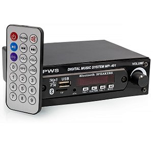 Amplificador De Áudio Profissional MP401 - PWS