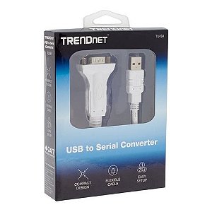 Cabo Conversor USB para Serial RS-232 TRENDnet