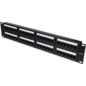 Patch Panel Universal CAT.5E 48 portas