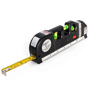 Ferramenta Multifuncional com Nível a Laser, Trena e Prumo