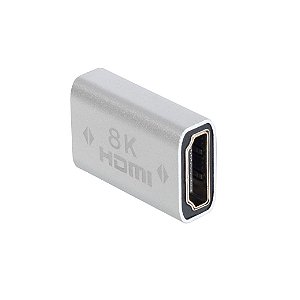 Emenda Extensor HDMI 8k@60Hz 2.1 Prata
