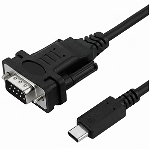 Cabo USB Tipo-C para Serial RS232 DB9 (9 Pinos)