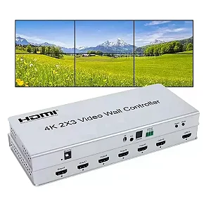 Controlador de Vídeo Wall 2x3 HDMI FULL 4K