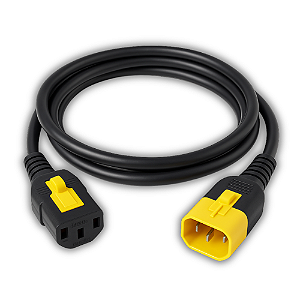 Cabo C14 com Trava para C13 com Trava 10A 1,5 metro