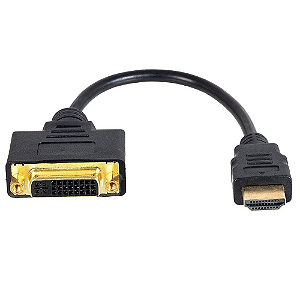 Cabo Adaptador HDMI para DVI-D Fêmea 20 cm