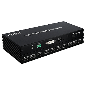 Controlador Video Wall HDMI 3x3 1080p Para Até 9 Telas