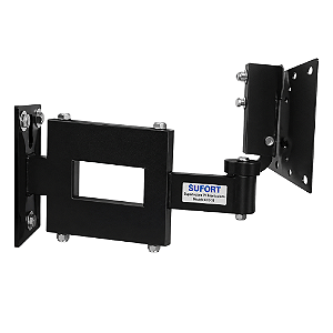 Suporte TV Triarticulado 10" a 50" Até 25kg LCD30