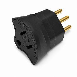 Adaptador de Tomada SMS 10A 2P+T Padrão Novo