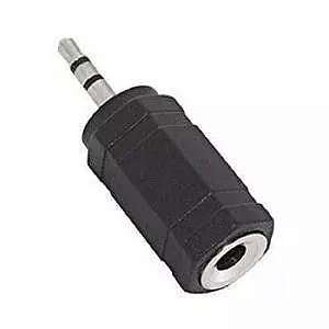 Adaptador de Áudio P2 Fêmea Para P1 Macho - Ion Cabos