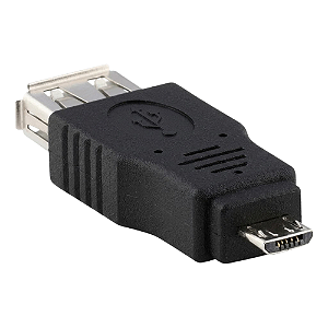 Adaptador Micro USB Macho para USB Fêmea