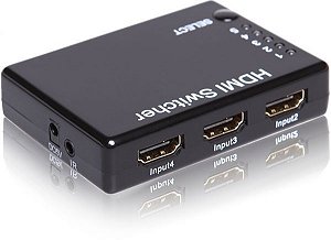 Hdmi Switch 5 X 1 Portas com Controle