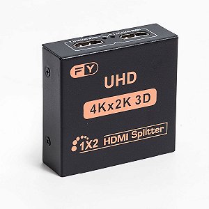 Mini Splitter Distribuidor Hdmi 1x2 - Versão 2.0 4k x 2k