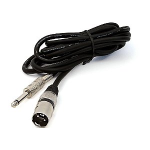 Cabo P10 para XLR Macho - por Metro