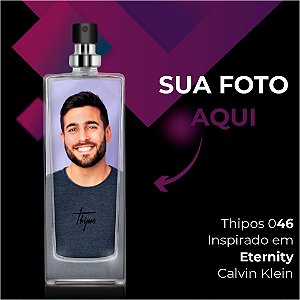 046 - Eternity - Calvin Klein (55ml) - Com sua Foto