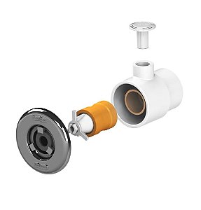 DISP DE HIDRO 60MM PRATIC ABS/INOX SODRAMAR