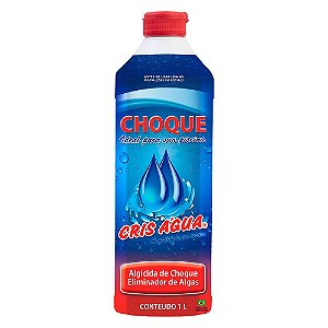 Algicida Choque Eliminador De Algas 1lt Cris Água