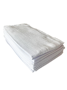 Kit com 12 Fralda quadriculada 68x68cm com Overlock