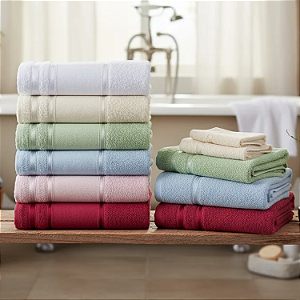 5 Jogos Toalha Banho E Rosto Para Pintar E Bordar Ponto Russo - Promoção Direto De Fabrica