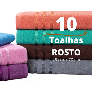 Kit 20 Toalhas para Salão de Beleza Grossa Grécia 45x70cm