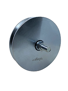 Roldana Portão Correr Trilho V 3 1/2 Polegadas ( 8,7 cm)