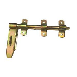 Trinco Ferrolho Fechadura 10 Pol (25 Cm) Com Porta Cadeado