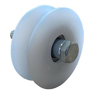 Roldana Em Nylon Para Portao Silencioso 2 Polegadas Em V