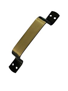 Puxador Alça Chapa Reforçada Madeira Ferro Portão Aluminio Bronze