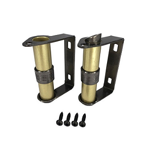 Puxador Vitro Latonado Oxidado Punho Centro Janela Madeira