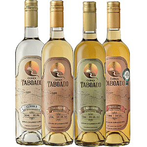 Combo 4 | CLÁSSICA 2° LUGAR + AMBURANA 3° LUGAR + CARVALHO 1° LUGAR CONCURSO CACHAÇA SP  + 3 MADEIRAS