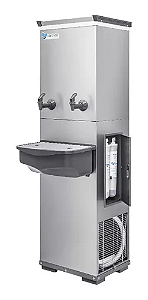 Bebedouro Industrial 50L RESIST em Inox com 2 Torneiras