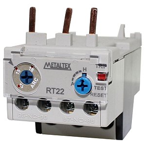 RT22-18A | Relé Térmico - 12-18a  P/ Ct9 a 22 | Metaltex