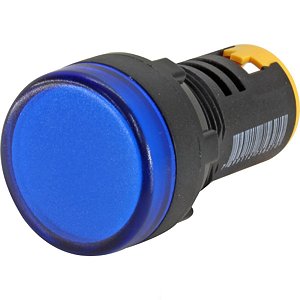 L20-AR2-BLP | Sinaleiro Led 22mm - 220vca - Azul | Metaltex