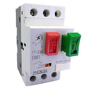DM1-23A | Disjuntor Motor 17 ~ 23a | Metaltex