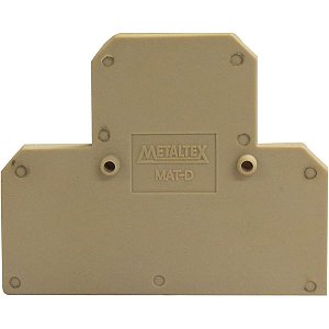 MAT-D | Tampa Final para Uso Em Borne Conector  Mdb4-4/2 | Metaltex