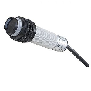 P18AD-20-ACB | Sensor Fotoelétrico Difuso Ajustável 1nf - Distância Sensora: 20cm (110v - 220v) | Metaltex